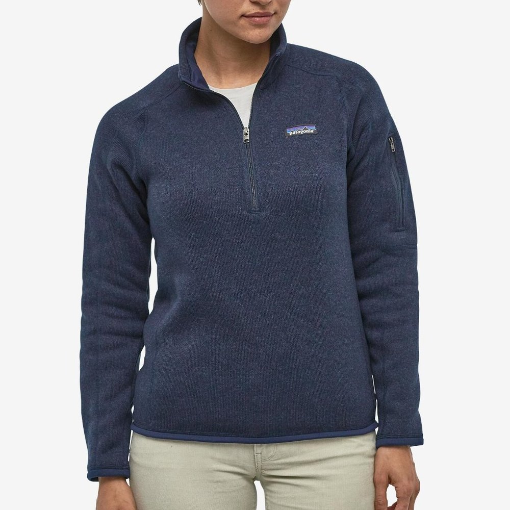 Patagonia Quarter-Zip Pullover Navy Blue Jacket